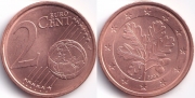 Германия 2 евроцента 2005 J (старая цена 20р)