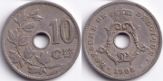 Бельгия 10 сантимов 1902 Belgique
