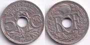 Франция 5 сантимов 1936