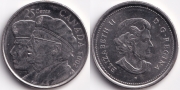 Канада 25 центов 2005 Год ветеранов