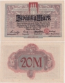 Германия Альтона 20 Марок 1918 Пресс