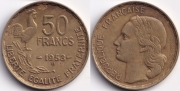 Франция 50 Франков 1953 В