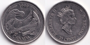 Канада 25 центов 1999 Октябрь