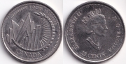 Канада 25 центов 1999 Декабрь