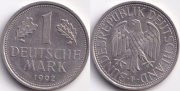 Германия 1 Марка 1992 F