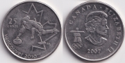 Канада 25 центов 2007 Керлинг