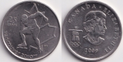 Канада 25 центов 2009 Конькобежный спорт