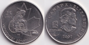 Канада 25 центов 2007 Керлинг на колясках