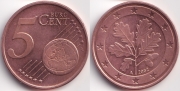 Германия 5 евроцентов 2002 А