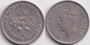 Маврикий 1/4 Рупии 1951