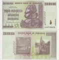 Зимбабве 200000000 Долларов 2008 Пресс
