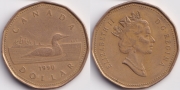 Канада 1 Доллар 1990