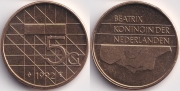 Нидерланды 5 Гульденов 1992 UNC