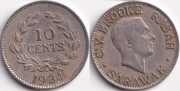 Малайзия Саравак 10 центов 1934