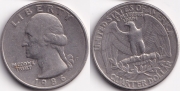 США 25 центов 1986 P