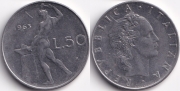 Италия 50 Лир 1963