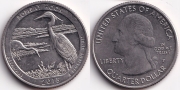 США 25 центов 2015 P Национальный парк Бомбай Хук