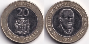 Ямайка 20 Долларов 2008