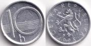 Чехия 10 геллеров 1995