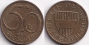 Австрия 50 грошей 1989