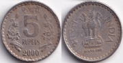 Индия 5 Рупий 2000