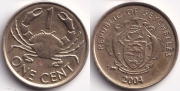 Сейшелы 1 цент 2004