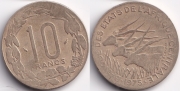 Центральная Африка 10 Франков 1975