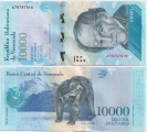 Венесуэла 10000 Боливаров 2016 Пресс (старая цена 150р)