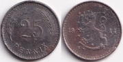Финляндия 25 пенни 1944