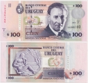 Уругвай 100 Песо 2011 Пресс