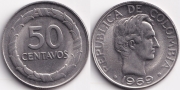 Колумбия 50 сентаво 1969