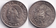 Мексика 50 сентаво 1980