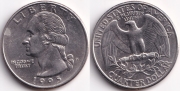 США 25 центов 1995 D