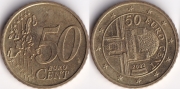 Австрия 50 евроцентов 2002