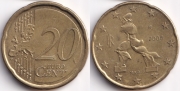 Италия 20 евроцентов 2008