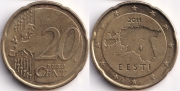 Эстония 20 евроцентов 2011