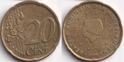 Нидерланды 20 евроцентов 2000