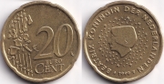 Нидерланды 20 евроцентов 1999