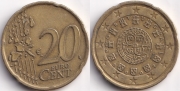 Португалия 20 евроцентов 2002
