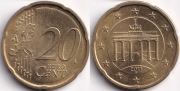 Германия 20 евроцентов 2011 F