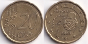 Испания 20 евроцентов 2008