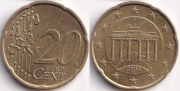 Германия 20 евроцентов 2004 D