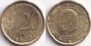 Бельгия 20 евроцентов 2009