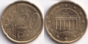 Германия 20 евроцентов 2015 D