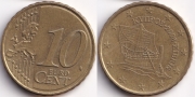 Кипр 10 евроцентов 2008