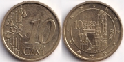 Австрия 10 евроцентов 2002