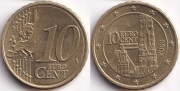 Австрия 10 евроцентов 2008