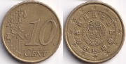 Португалия 10 евроцентов 2002