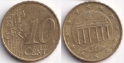Германия 10 евроцентов 2004 F