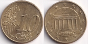 Германия 10 евроцентов 2003 J